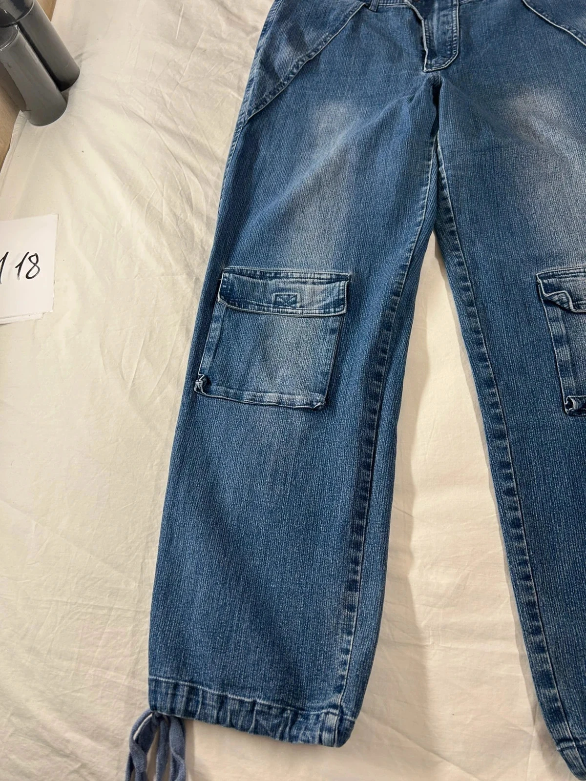 Jean coupe droite unlimited dames denim marineblauw vintage – photo 6